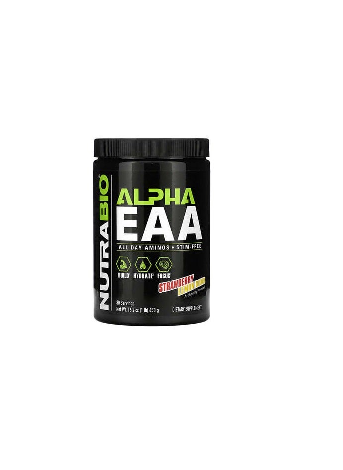 NutraBio Labs NutraBio Labs Alpha EAA Strawberry Lemon Bomb 1 lb (458 g) 