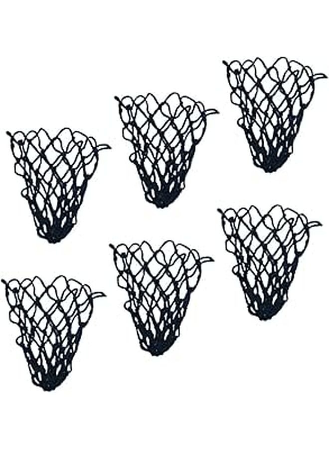 6Pcs Cotton Pool Table Billiard Net Bags Durable Storage Holders for Billiards - Image 1