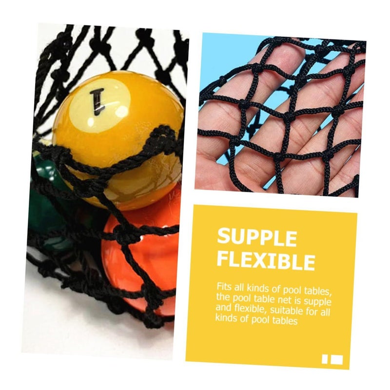6Pcs Cotton Pool Table Billiard Net Bags Durable Storage Holders for Billiards - Image 4