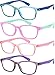 Yogo Vision Blue Light Blocking Glasses for Kids UV Protection Girls Boys Blue Light Glasses Anti Eyestrain 4 Pack - Image 1