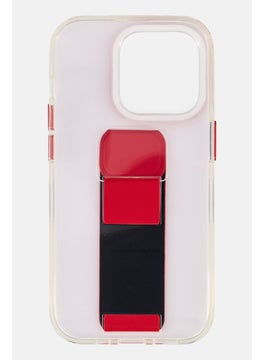LEVELO iPhone 14 Pro Morphix Clara Gripstand Protective Phone Case, Transparent  - Image 2