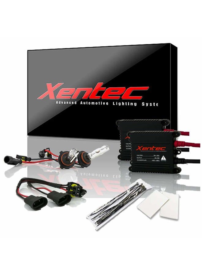 Xentec 9005 5000K HID xenon bulb x 1 pair bundle with 35W Digital Slim Ballast x 2 (Ivory White, also fit HB3) - Image 1