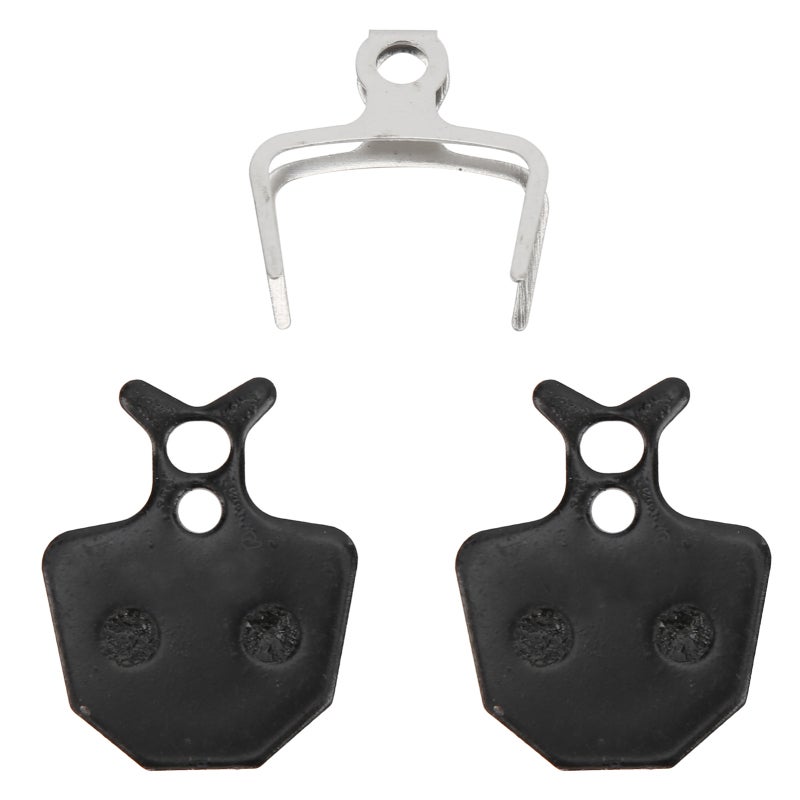 Semi-Metal Disc Brake Pads: 4pcs High-Strength Steel Back Plate, No Squeal, Instant Braking - Shock Proof, Heat Dissipating Brake Pads for Mountain Bike Road Bike - Image 2