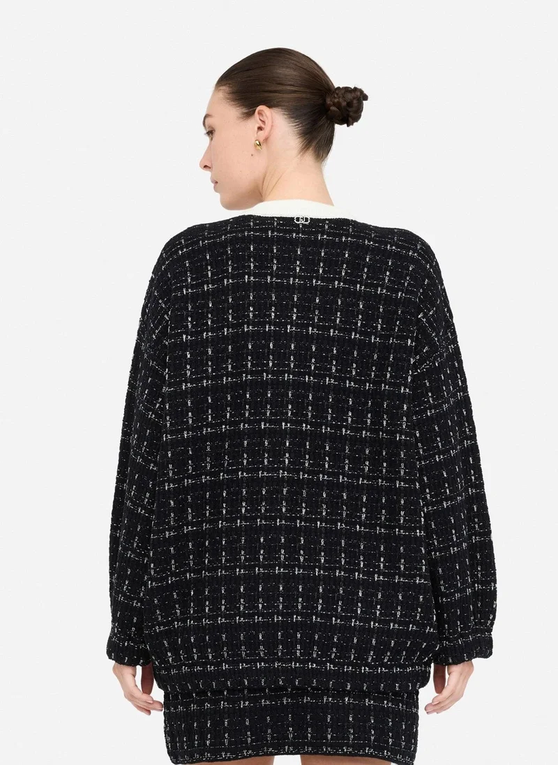 ليو جو جاكيت بأزرار مجوهرات