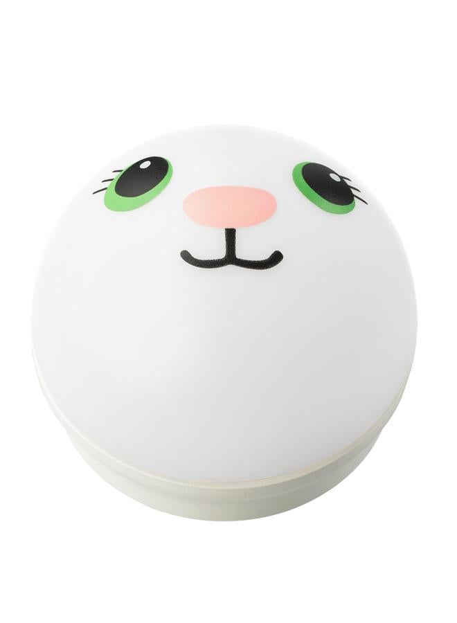 Zaboon LED night light, white/rabbit battery-operated - Image 1