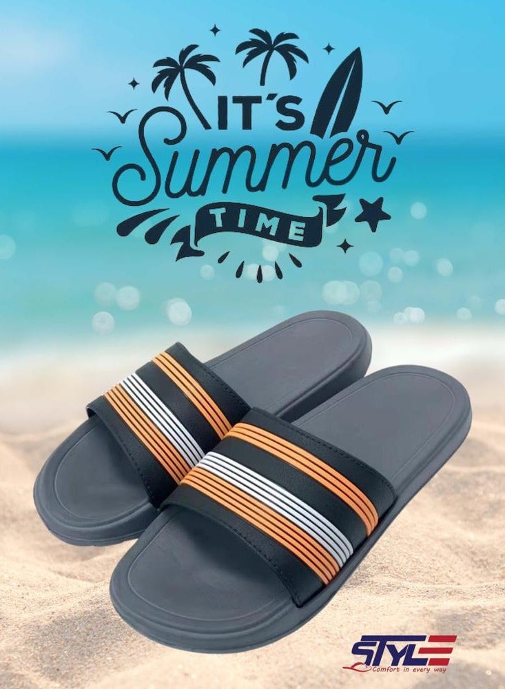 Style Men's Slippers For Outdoor Indoor And Beach  - Image 1