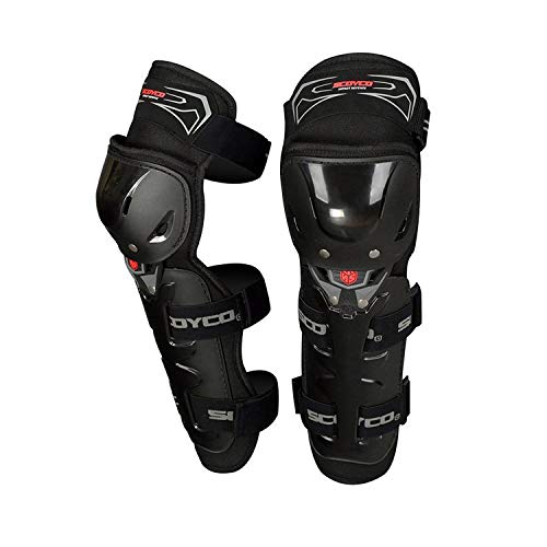 Scoyco Motorcycle Bike Racing Riding Knee & Elbow Guard (K11, Black) - Image 1