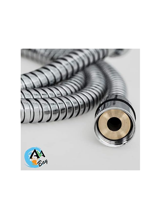 The Bros خرطوم بيديت بطول 70 إنش - رأس دش طويل من الفولاذ المقاوم للصدأ خرطوم الحمام مرحاض رأس دش محمول بخاخة جزء استبدال مع موصل نحاسي، كروم مصقول - Image 4