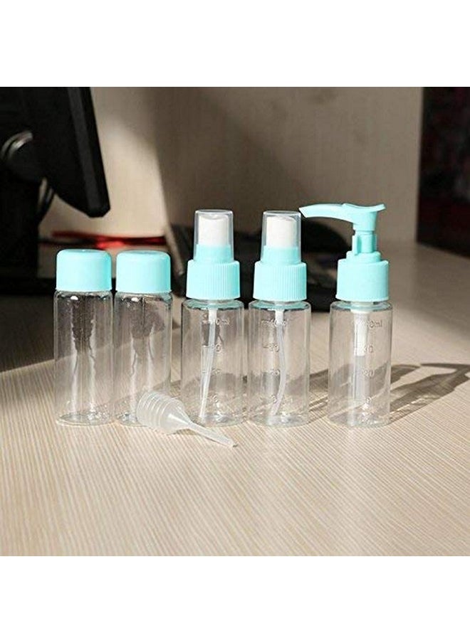 Zollyss Clear Plastic Refillable Travel Toiletry Spray Bottles Set With Zippered Pouch - 6 Pieces - pzsku/ZFDA9C61F35051463CEE8Z/45/_/1738306573/b0bccd59-19ac-4dd5-9389-1abd02043f4a