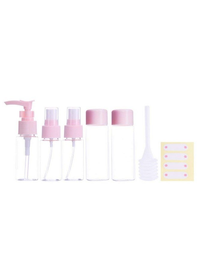 Zollyss Clear Plastic Refillable Travel Toiletry Spray Bottles Set With Zippered Pouch - 6 Pieces - pzsku/ZFDA9C61F35051463CEE8Z/45/_/1738306577/4dd7ba2d-d55d-4556-8018-762130626177