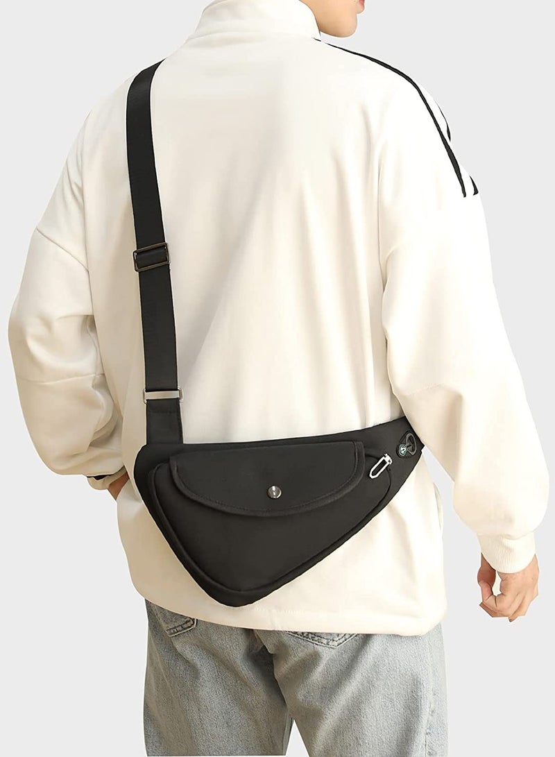 Excefore Sling Backpack Large Capacity Crossbody Sling Bag for Women Men Shoulder Bag for Men Women Mini Crossbody Chest Bag Multipurpose Travel  Cross Body Bag - Image 3