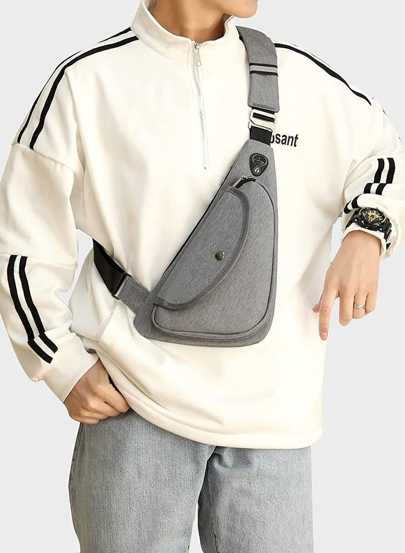 Excefore Sling Backpack Large Capacity Crossbody Sling Bag for Women Men Shoulder Bag for Men Women Mini Crossbody Chest Bag Multipurpose Travel  Cross Body Bag - Image 4