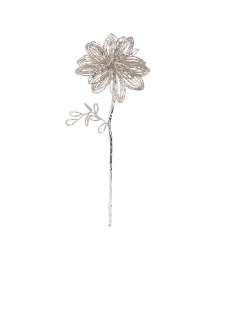 David Tutera Bead Pick Crystal Burst Silver 11 inches - Image 1