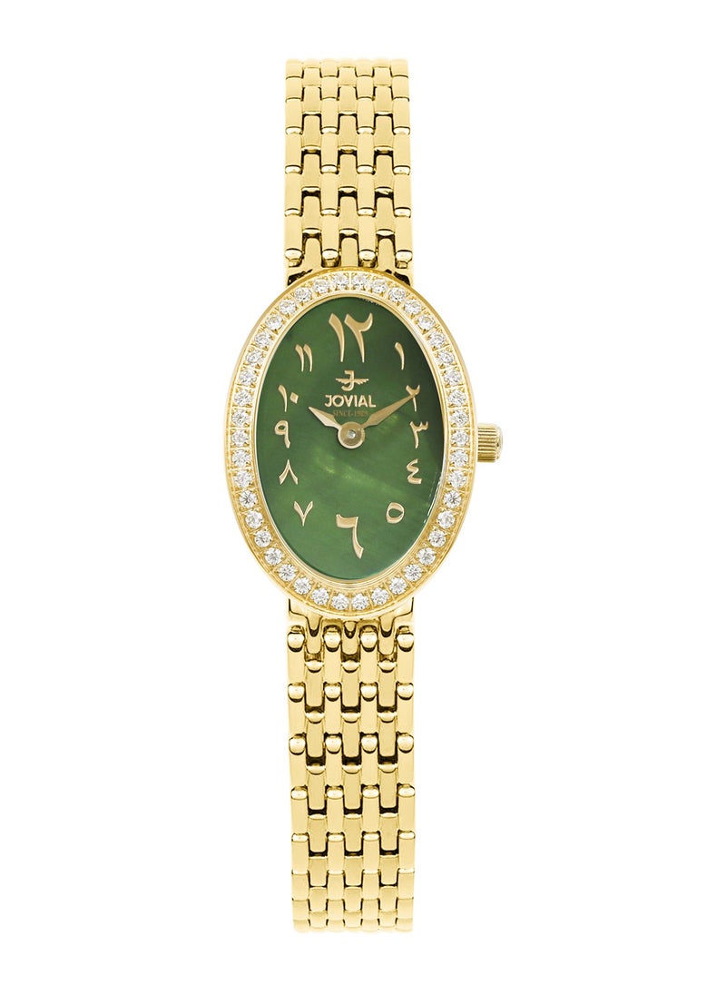Jovial JOVIAL 16056LGMQ09ZE Women's Stainless Steel Watch,19mm  - Image 1