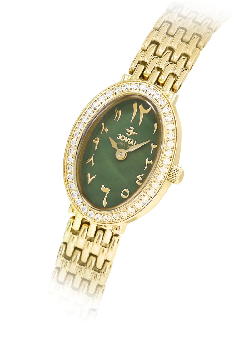 Jovial JOVIAL 16056LGMQ09ZE Women's Stainless Steel Watch,19mm  - Image 2