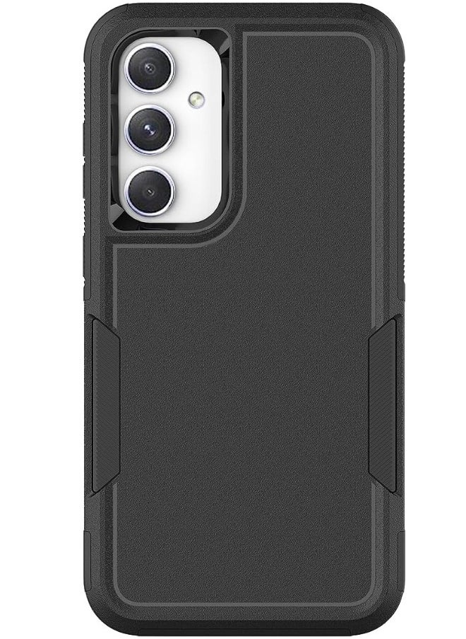 RUGGED SHIELD - Samsung Galaxy S23 FE Case, Dual Layer Protective Heavy Duty Cell Phone Cover, Super Shockproof Drop Proof Protection Case Cover for Samsung Galaxy S23 FE 5G 2023, Black - Image 1