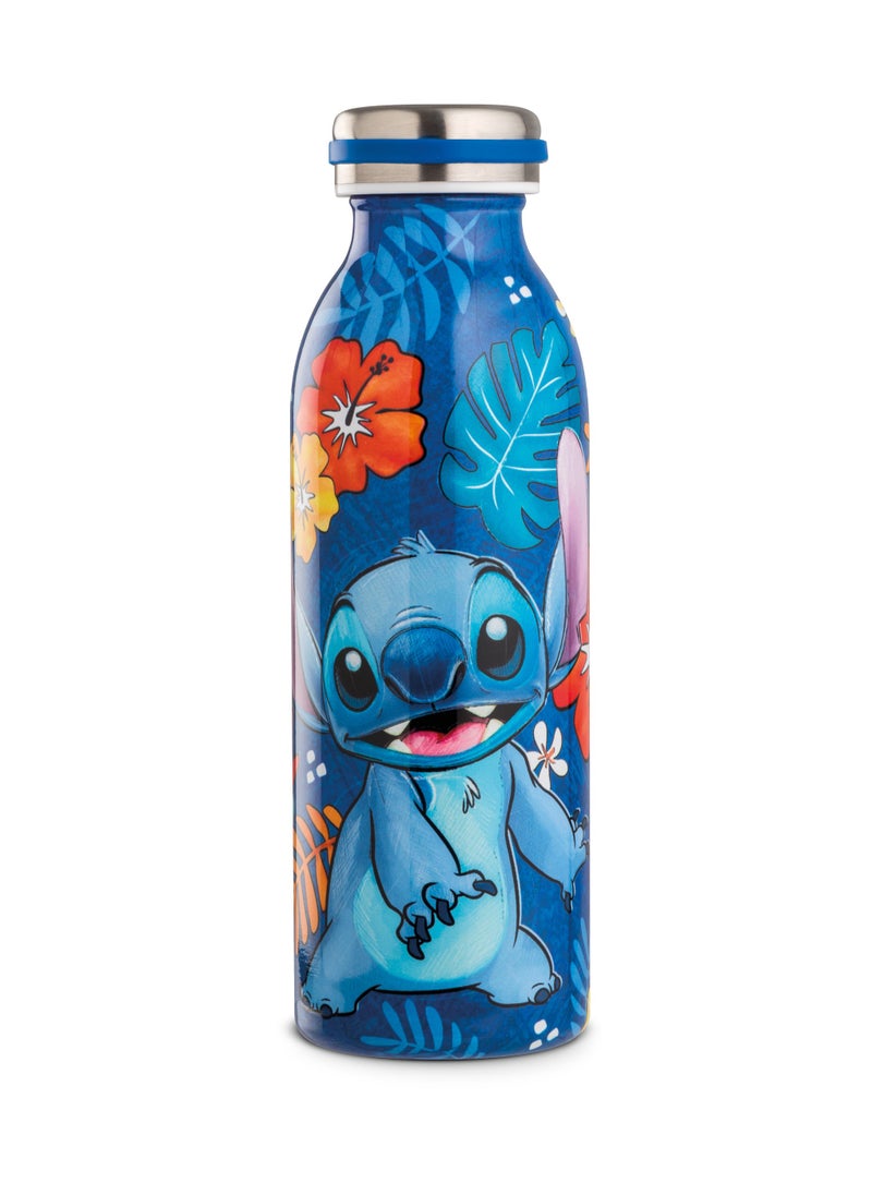 EGAN Water Bottle Stitch ml 500 Blue Color Material is Steel  - Image 2