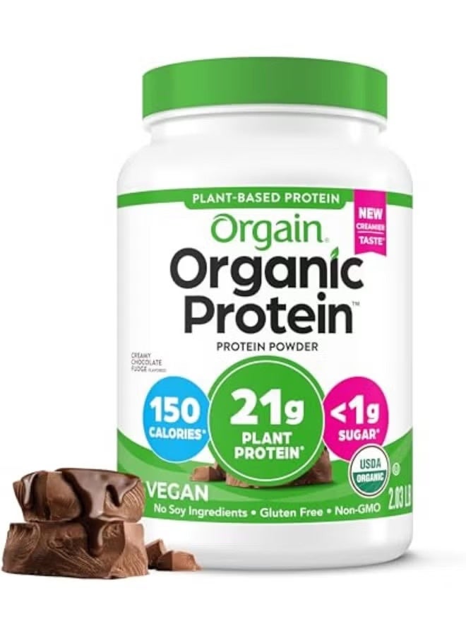 Orgain Organic Protein Plant Based Powder (Creamy Chocolate Fudge, 2.03 lbs, 920 g) - Image 1