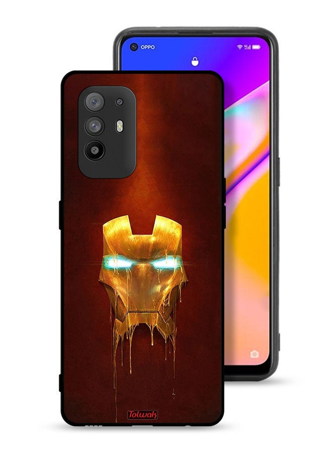 Tolwak Oppo A95 5G Protective Case Cover Iron Man Marvel Comics - Image 1