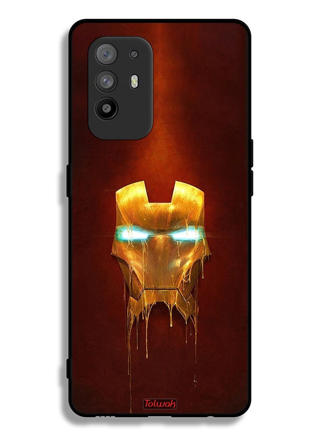 Tolwak Oppo A95 5G Protective Case Cover Iron Man Marvel Comics - Image 2