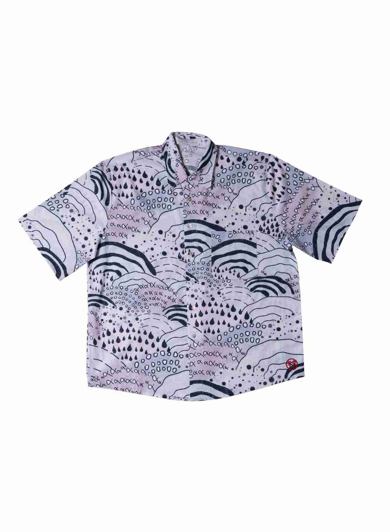 STUDIO HANHAN Short Sleeve Shirt White  - Image 1