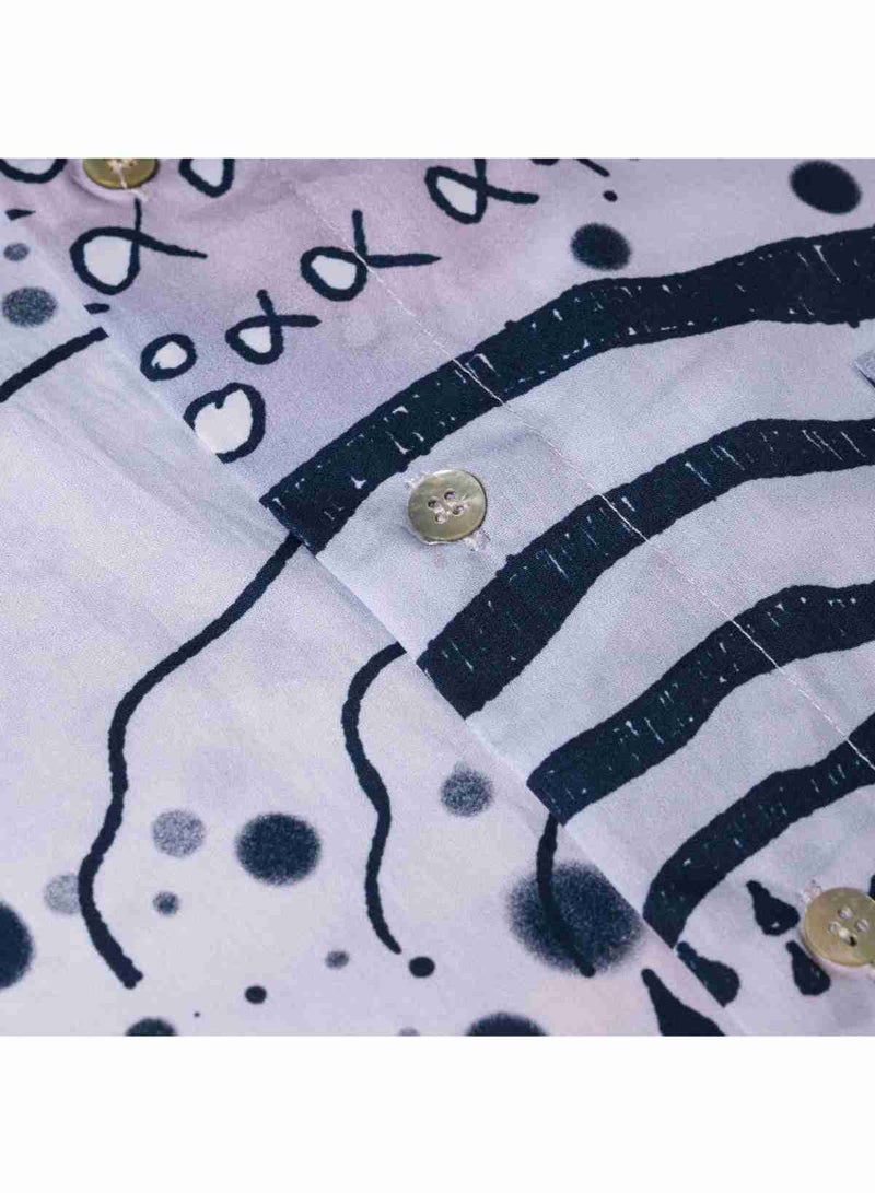 STUDIO HANHAN Short Sleeve Shirt White  - Image 4