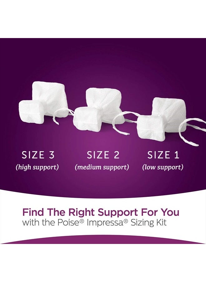 Poise - Impressa Incontinence Bladder Support for Women, Bladder Control, Size 3, 8 Count (Packaging May Vary) - Image 1