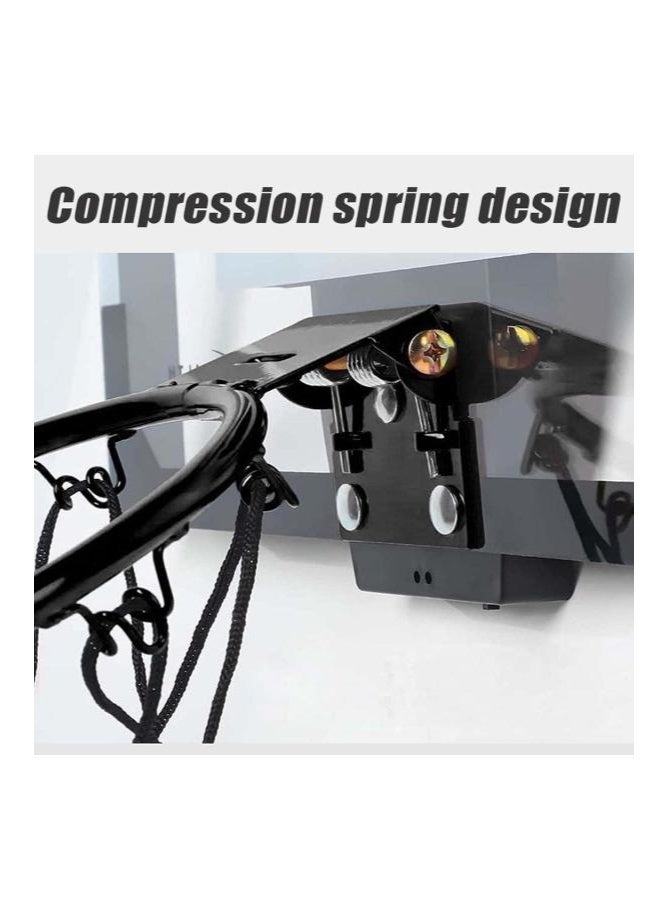 Eoptify Playful Foldable Mini Basketball Hoop – No-Drill Indoor Set for Door & Wall with Ball, Pump &  Accessories – Fun for Kids & Adults! - Image 2