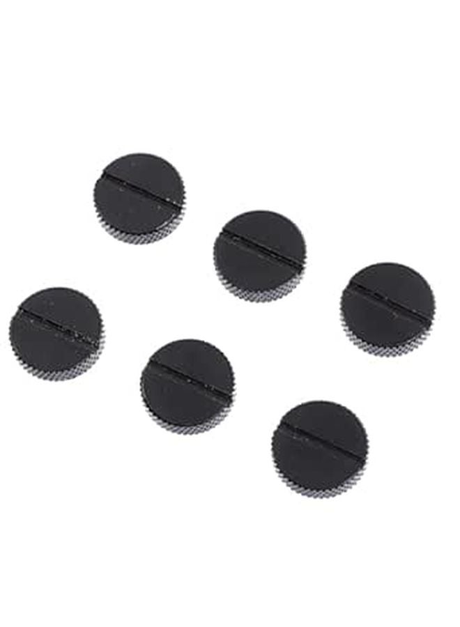 Brass G1 4 Water Stop Caps Plug 6pcs for Computer PC Liquid Water Cooling System Black - Image 1
