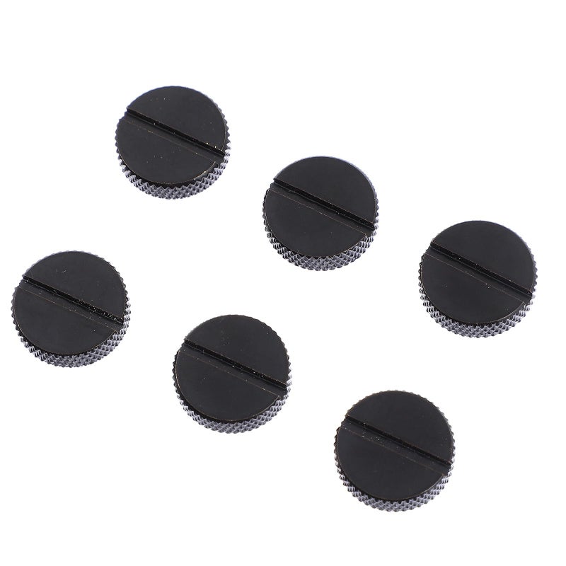 Brass G1 4 Water Stop Caps Plug 6pcs for Computer PC Liquid Water Cooling System Black - Image 2