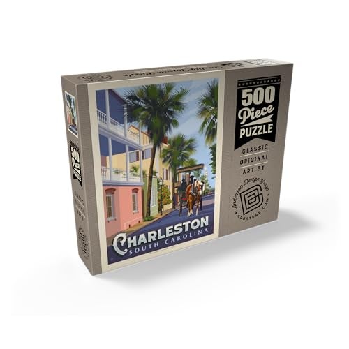 MyPuzzle.com MyPuzzle Charleston SC Street Scene Premium 500 Piece Jigsaw Puzzle for Adults - Image 5