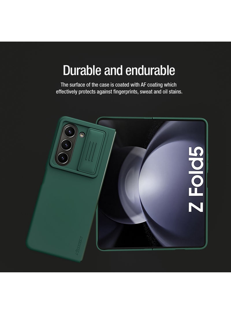 Nillkin Protective Cover Compatible with Samsung Galaxy Z Fold 5 5G CamShield Silky Liquid Silicone Slim Anti-Fingerprint Shockproof with Slide Camera Cover 180° Freely Foldable Phone Case - Image 2