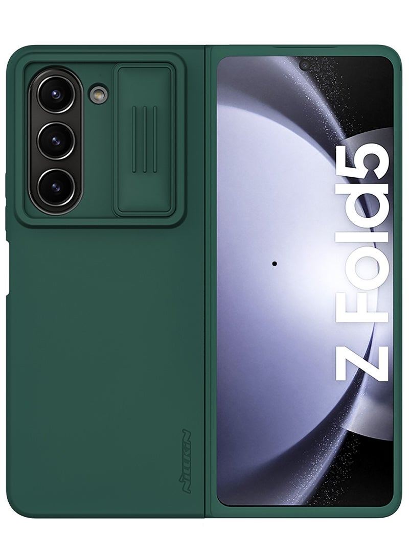 Nillkin Protective Cover Compatible with Samsung Galaxy Z Fold 5 5G CamShield Silky Liquid Silicone Slim Anti-Fingerprint Shockproof with Slide Camera Cover 180° Freely Foldable Phone Case - Image 1