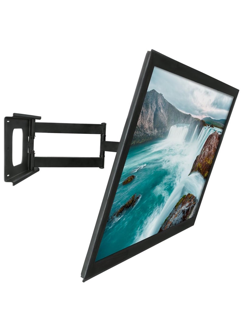 Full Motion Articulating TV Wall Mount Bracket for 32-70 Plasma, LED, LCD Flat Screens up to 100 Pounds and 600x400 VESA, Tilt, Swivel, Extend, Compress - Image 2