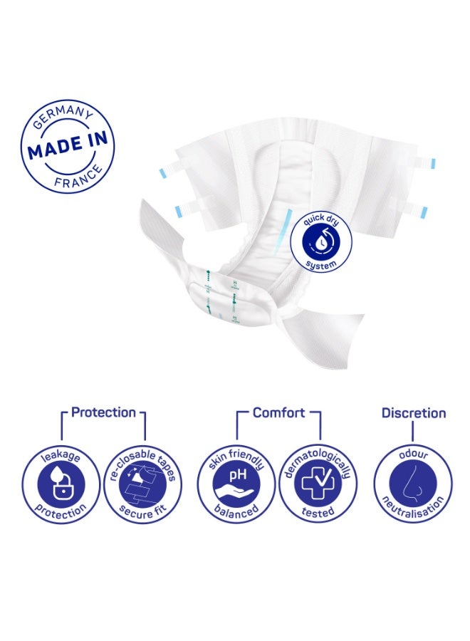 مولي كير موليكير  إكسترا , حفاضات السلَس للراشدين ,للنساء والرجال, متوسط,  ٥  قطرات ,  ٣٠ قطعة \ حزمة - Image 4