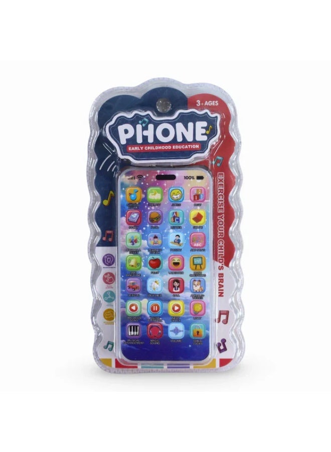 Kids Educational Toy Phone with USB Charging (Ages 3+) – Interactive Musical Learning Device - Image 2