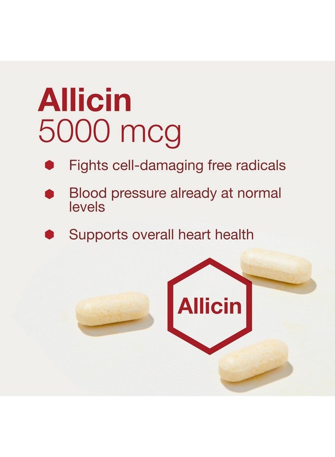 PROTOCOL FOR LIFE BALANCE Garlic 5,000-5,000mcg Allicin Supplement - Odor Controlled, Enteric Coated - Vegan & Kosher - 90 Tablets - Image 4