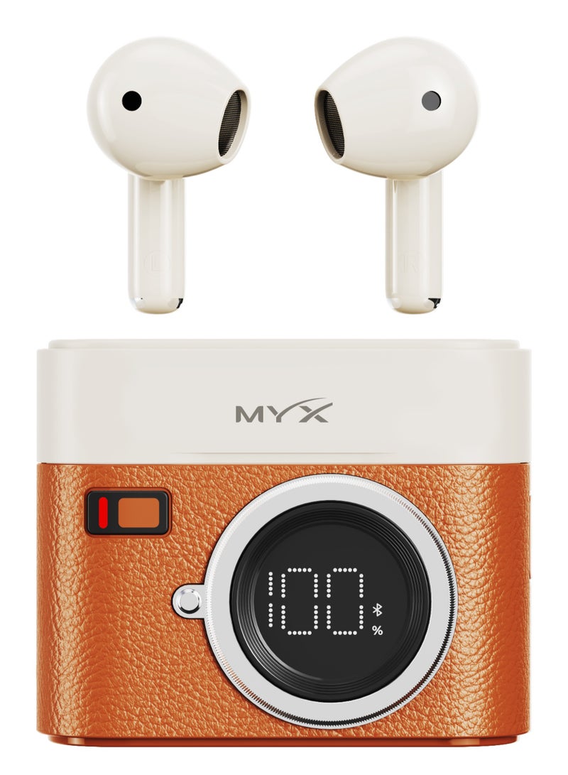 MYX Mybuds Cozy On-Ear Design, Brown - Image 2