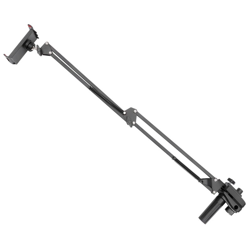 Metal Foldable 360 Rotating Adjustable Long Arm Phone Stand for Bedside Tablet Holder - Image 2
