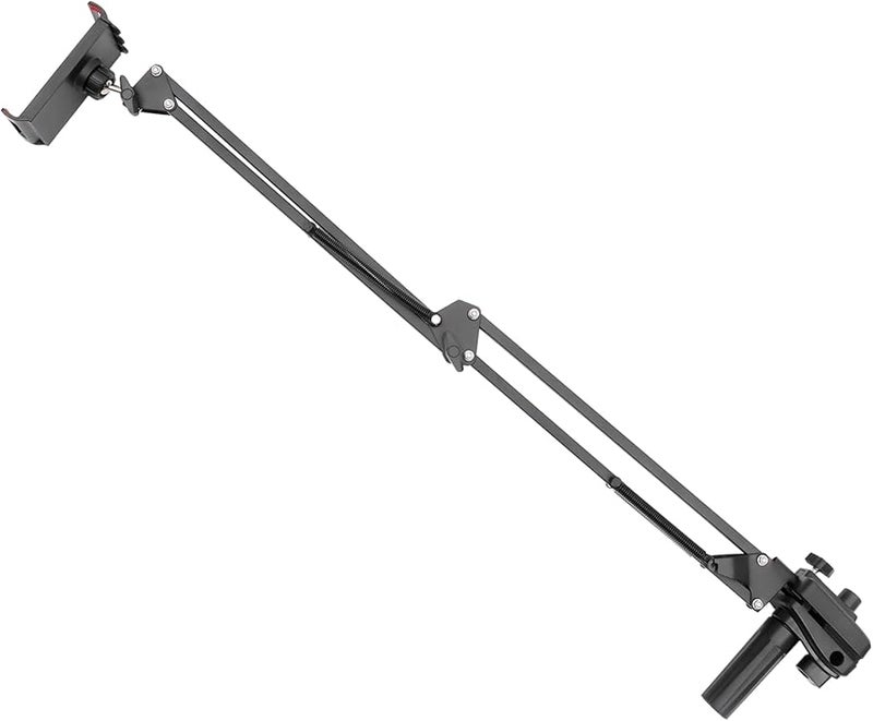 Metal Foldable 360 Rotating Adjustable Long Arm Phone Stand for Bedside Tablet Holder - Image 1