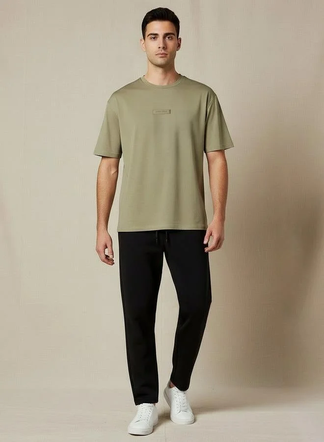 Kappa Kappa Men Regular Fit Crew Neck Short Sleeve Logo Applique T-shirt