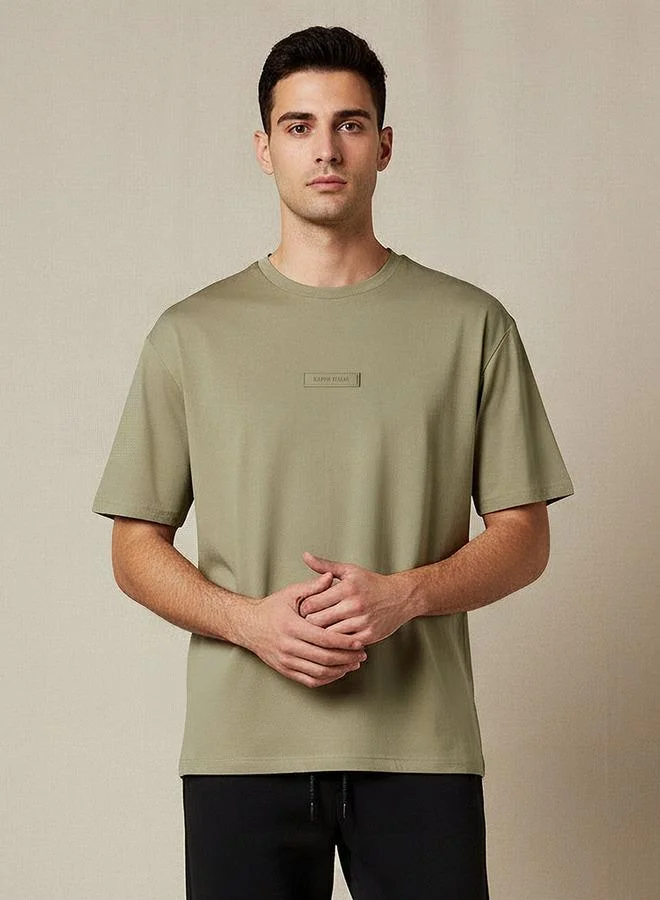 Kappa Kappa Men Regular Fit Crew Neck Short Sleeve Logo Applique T-shirt
