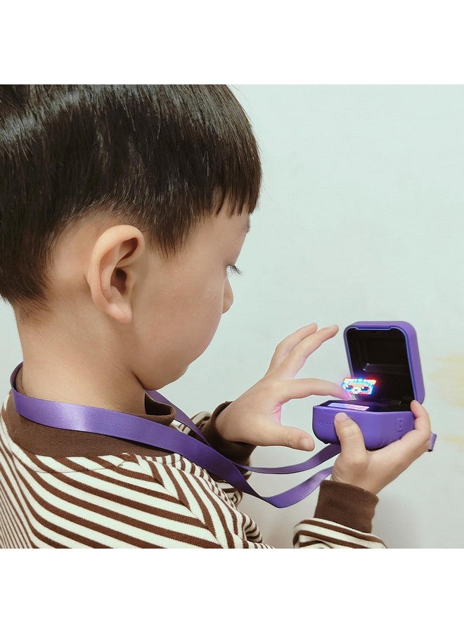 JCHPINE Silicone Cover Case for Bitzee Interactive Toy Digital Pet and Case, Protective Skin Sleeve for Bitzee Virtual Electronic Pets Accessories (Case Only) (Purple, Case for Bitzee 15 Animals) - Image 4