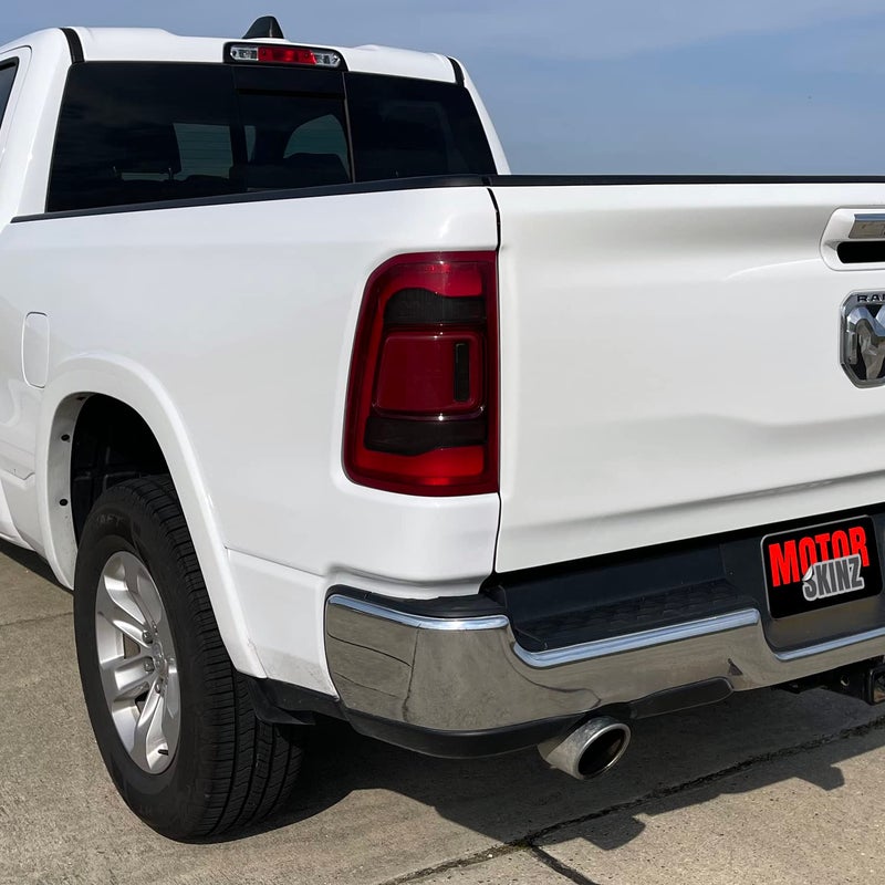 SlickMod PreCut Vinyl Smoke Tint for 2019-2023 Dodge Ram 1500 Tail Light Turn Signal & Reverse (20% Dark Smoke) - Image 3