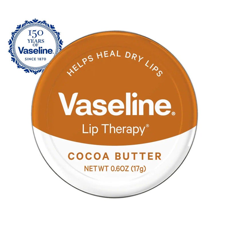 Vaseline Lip Therapy Cocoa Butter Tin