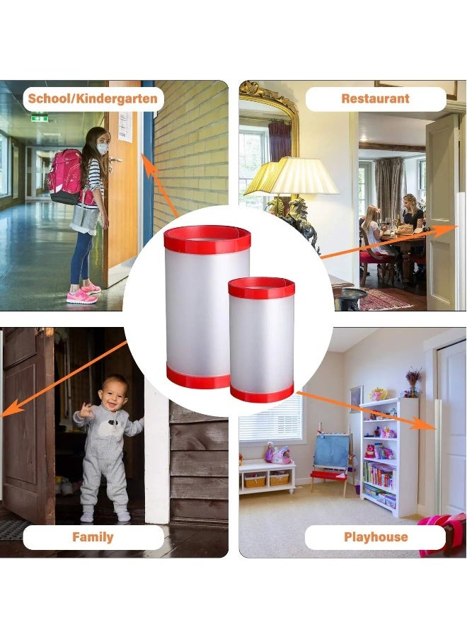 Doorman Finger Clip Child Safety Door Guard - Anti-Pinch Hand Protection Strip for Babies, 90° and 180° Door Angle Set, Prevents Finger Injuries and Ensures Safety. - Image 5