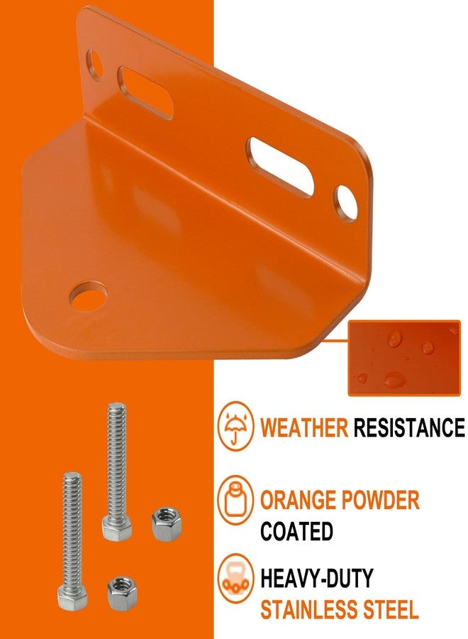gradora Universal Towing Hitch Kit 3/4" Zero Turn Mower Hitch and 1/2" Magnetic Lawn Mower Trailer Hitch Pin (Combo Pack Green＋Orange) - Image 3