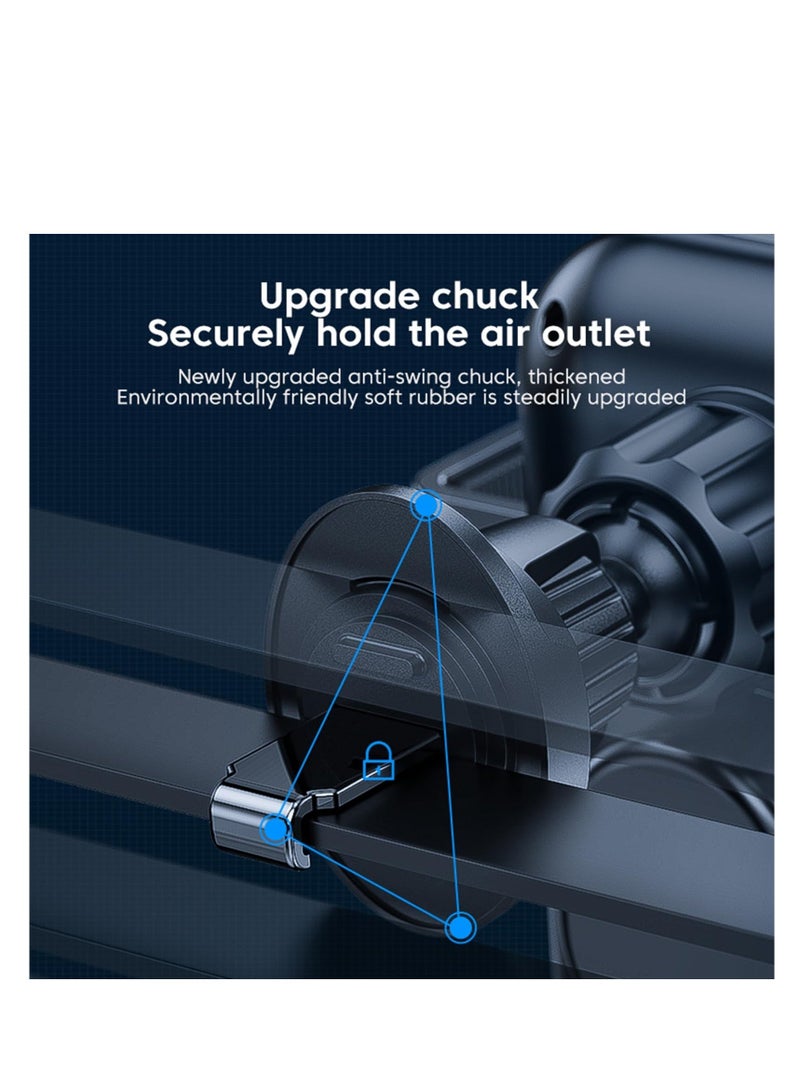 SYOSI Wireless Charger for Car, 15W Auto-Clamping Charger Mount, 360° Adjustable Air Vent Car Charging Holder, Fit for iPhone 14 13 12 11 10 8 Pro Max Xs, Samsung Galaxy S &Note Series LG etc - Image 4