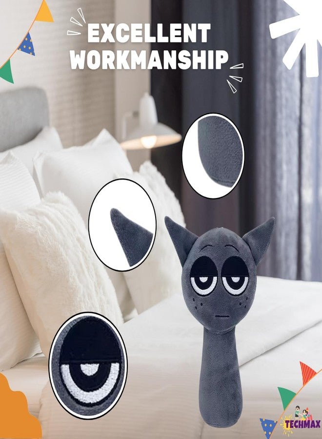 TechMax Solution Grey Sprunki Plush Toys - Image 4