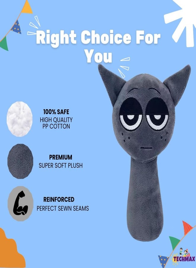 TechMax Solution Grey Sprunki Plush Toys - Image 3